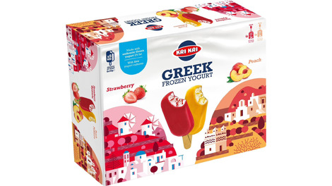 Frozen Yogurt Φράουλα Ξυλάκι